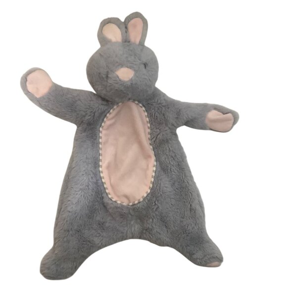 Kellytoy Bunny Rabbit Plush Lovey Security Blanket 18" Soft Crinkle Rattle - Picture 1 of 8